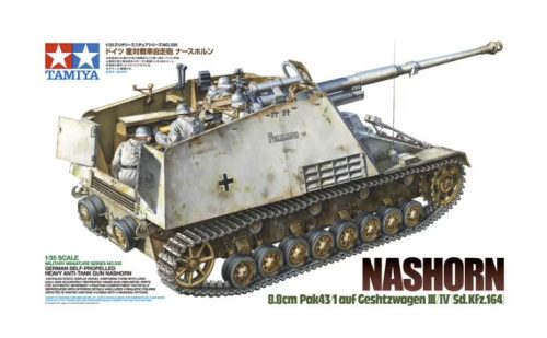 Tamiya - Nashorn 8.8cm Pak43/1 auf Geschutzwagen III/IV - 4 figures