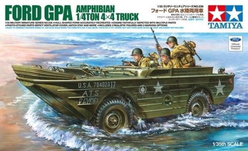 Tamiya - U.S. Ford G.P.A. Amphibian Jeep w/ PE Parts - 3 figures