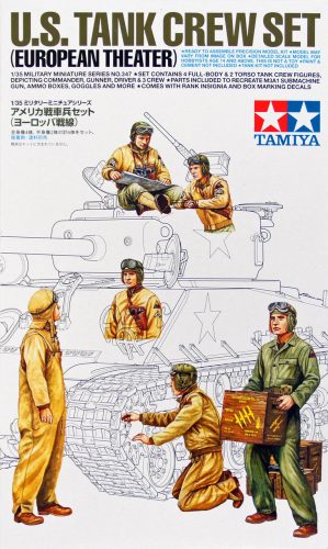 Tamiya - U.S. Tank Crew set (European Theater)