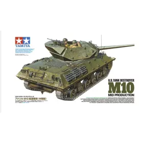Tamiya - U.S. Tank Destroyer M10 Mid Production - 2 Figures
