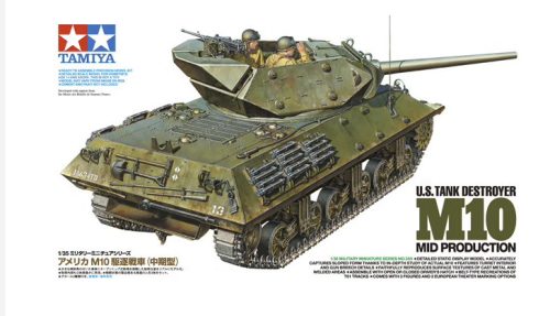 Tamiya - U.S. Tank Destroyer M10 Mid Production -
2 Figures