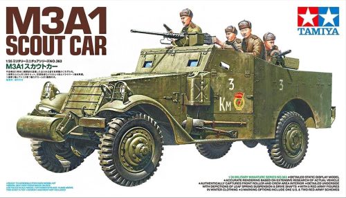 Tamiya - M3A1 Scout Car - 5 figures