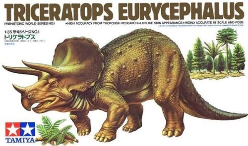 Tamiya - Triceratops Eurycephalus Prehistoric World Series NO.1