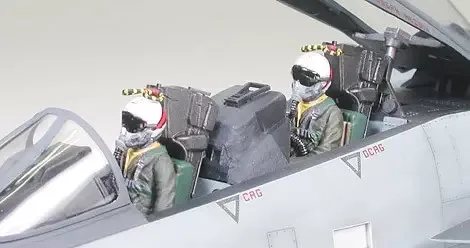 Tamiya - F-14A Tomcat Black Knights repülő makett