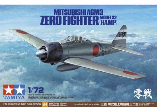Tamiya - Mitsubishi A6M3 Zero Fighter Model 32 (Hamp)
