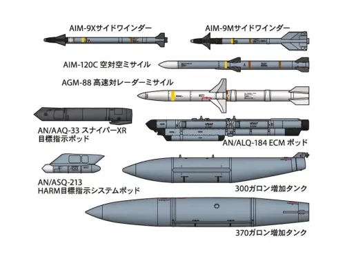 Tamiya - Lockheed Martin F-16Cj  Block 50  Fighting Falcon (Full Equipment) - 1 Figure