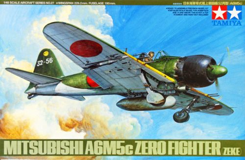 Tamiya - 1:48 A6M5c Type 52 Zero Fighter - 7 figures