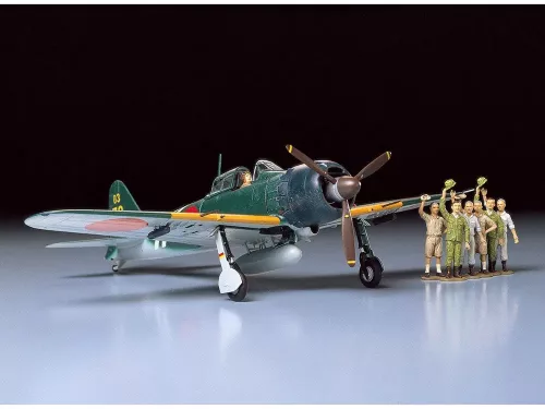 Tamiya - 1:48 A6M5c Type 52 Zero Fighter - 7 figures