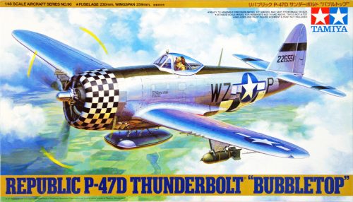 Tamiya - P-47D Thunderbolt Bubbletop - 1 figure