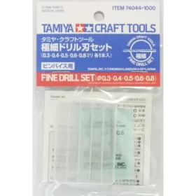 Tamiya - Fine Drill Set 0 3 - 0 8mm