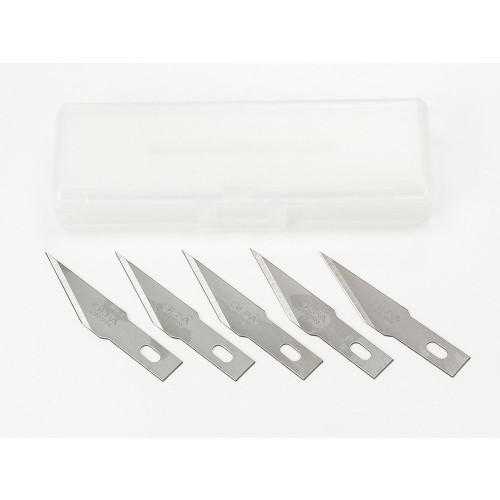Tamiya - Modelerâ€™s Knife Pro Replacement Blade, Straight -5 pcs