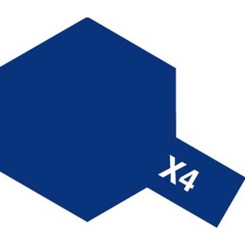 Tamiya - X-4 Blue - Acrylic Paint (Gloss) 23 ml