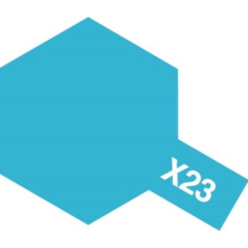 Tamiya - X-23 Clear Blue - Acrylic Paint (Clear) 23 ml