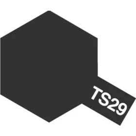 Tamiya - Ts-29 Semi Gloss Black Satin - Spray Paint (100 Ml)