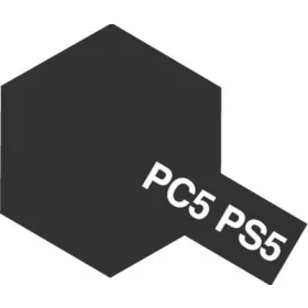   Tamiya - Ps-5 Black - Spray For Polycarbonate Models (100 Ml)
