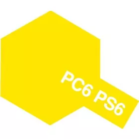   Tamiya - PS-6 Yellow - Spray for Polycarbonate Models (100 ml)