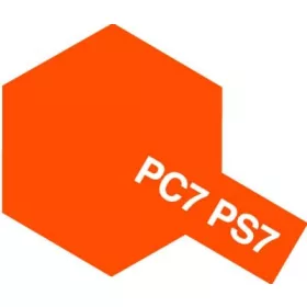   Tamiya - PS-7 Orange - Spray for Polycarbonate Models (100 ml)