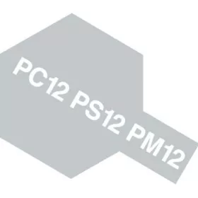   Tamiya - Ps-12 Silver - Spray For Polycarbonate Models (100 Ml)