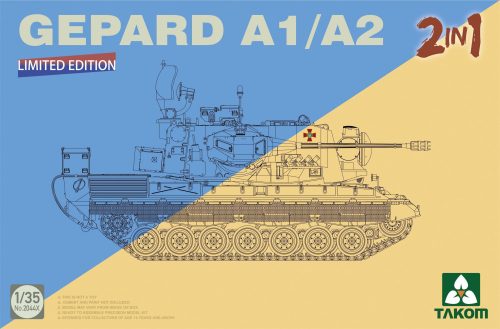 Takom - Bundeswehr Flackpanzer1 Gepard SPAAG A1/A2  2 in 1