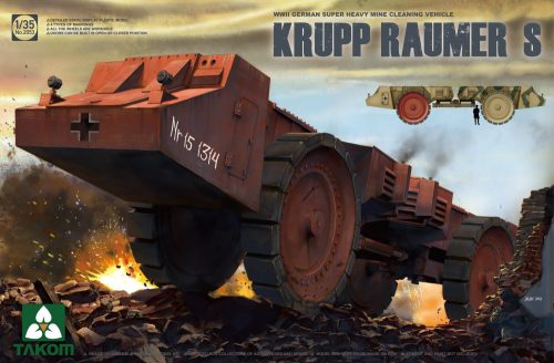 Takom - WWII German Super Heavy Mine Clearing Vehicle Krupp Raumer S