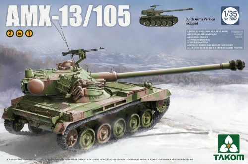 Takom - French Light Tank AMX-13/105 2 in 1