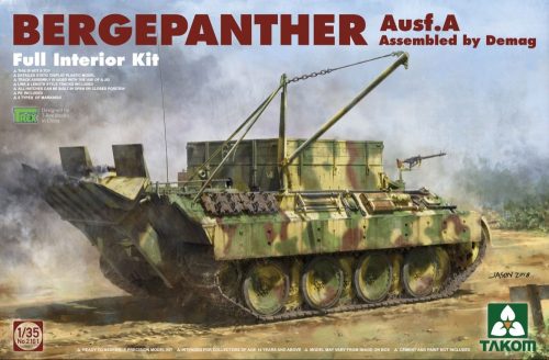 Takom - Bergepanther Ausf A Assembled by Demag production full interior kit