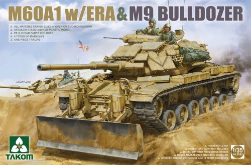 Takom - M60A1 W/Era&M9 Bulldozer