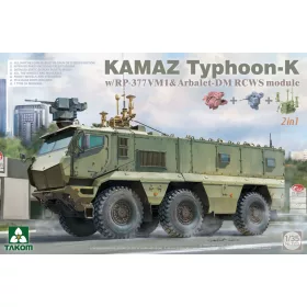   Takom - Kamaz Typhoon-K w/RP-377VM1   Arbalet-DM RCWS Module 2in1 harcjármű makett