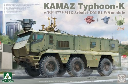 Takom - Kamaz Typhoon-K w/RP-377VM1 & Arbalet-DM RCWS Module 2in1