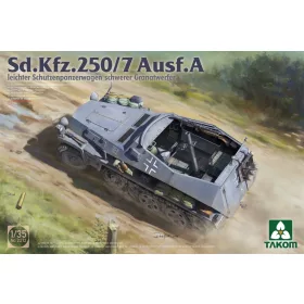   Takom - Sd.Kfz.250/7 Ausf.A Ieichter Schützenpanzerwagen schwerer Granatwerfer harcjármű makett