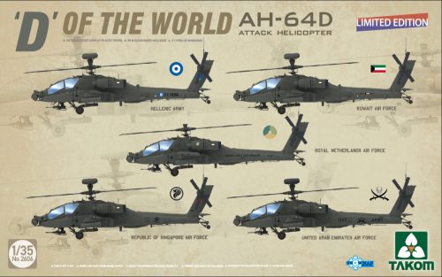Takom - 'D' Of The World AH-64D Attack Helicopter (Limited Edition)