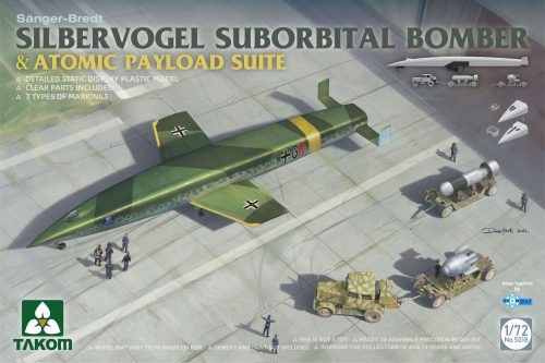 Takom - 1/72 SILBERVOGEL SUBORBITAL BOMBER & ATOMIC PAYLOAD SUITE