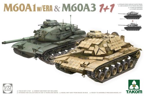 Takom - M60A1 w/ERA & M60A3 1+1
