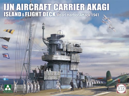 Takom - IJN Aircraft Carrier AKAGI island & flight deck