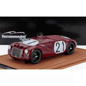   Tecnomodel - FERRARI 125S SPIDER N 21 2nd 12h PESCARA 1947 FRANCO CORTESE ROSSO MUGELLO - RED