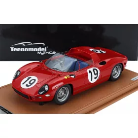   Tecnomodel - FERRARI 330P 4.0L V12 TEAM SEFAC FERRARI SPA N 19 3rd 24h LE MANS 1964 JOHN SURTEES - LORENZO BANDINI RED
