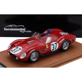   Tecnomodel - FERRARI DINO 196S 1984cc V6 SPIDER N 37 12h SEBRING 1961 WILLIAM HELBURN - SKIP HUDSON - JOHN FULP RED