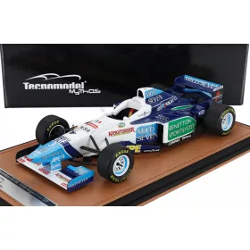   Tecnomodel - BENETTON F1  B196 TEAM RENAULT MILD SEVEN N 3 ARGENTINA GP 1996 JEAN ALESI WHITE LIGHT BLUE GREEN