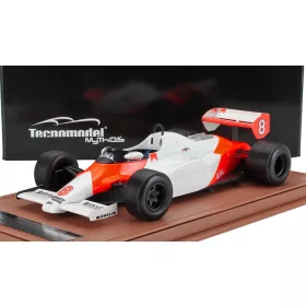  Tecnomodel - McLAREN F1  MP4/1C N 8 MONACO GP WITH RAIN TIRES 1983 NIKI LAUDA WHITE RED