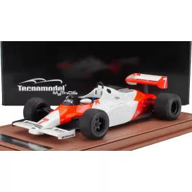   Tecnomodel - McLAREN F1  MP4/1C N 7 SILVERSTONE TEST DRIVE 1983 AYRTON SENNA WHITE RED