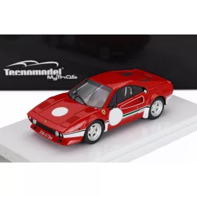   Tecnomodel - FERRARI 308 GTB4 LM N 0 TEST FIORANO ITALY 1976 NIKI LAUDA RED WHITE