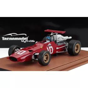   Tecnomodel - FERRARI F1 312 SCUDERIA FERRARI N 10 DUTCH GP (with pilot figure) 1968 JACKY ICKX RED