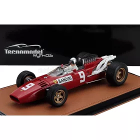   Tecnomodel - FERRARI F1 312 N 9 GERMAN GP (with pilot figure) 1966 LORENZO BANDINI RED