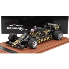   Tecnomodel - LOTUS F1  94T TEAM JPS N 12 BRITISH GP (with pilot figure) 1983 NIGEL MANSELL BLACK GOLD