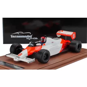   Tecnomodel - McLAREN F1  MP4/1C N 8 MONACO GP (with pilot figure) WITH RAIN TIRES 1983 NIKI LAUDA WHITE RED