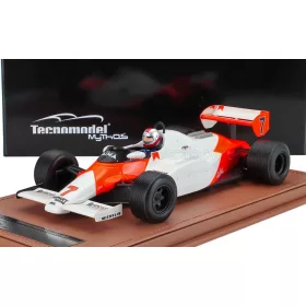   Tecnomodel - McLAREN F1  MP4/1C N 7 MONACO GP (with pilot figure) WITH RAIN TIRES 1983 JOHN WATSON WHITE RED