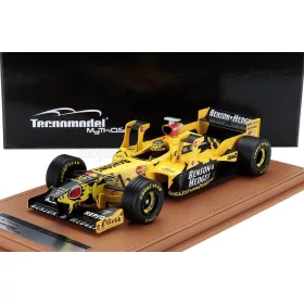   Tecnomodel - JORDAN F1  198 HONDA MF-301 HC N 10 WITH TOWER WINGS IMOLA GP (with pilot figure) 1998 RALPH SCHUMACHER YELLOW BLACK