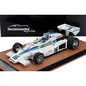   Tecnomodel - SHADOW F1  DN8 N 16 LONG BEACH GP (with pilot figure) 1977 RENZO ZORZI WHITE