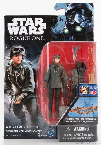 Tomica - Star Wars Rogue One Sergeant Jyn Erso Eadu Figure Cm. 9.0 Grey Black
