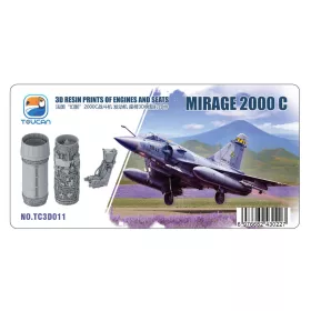 Toucan - Mirage 2000 C 3D RESIN PRINTS OF ENGINES AND SEATS